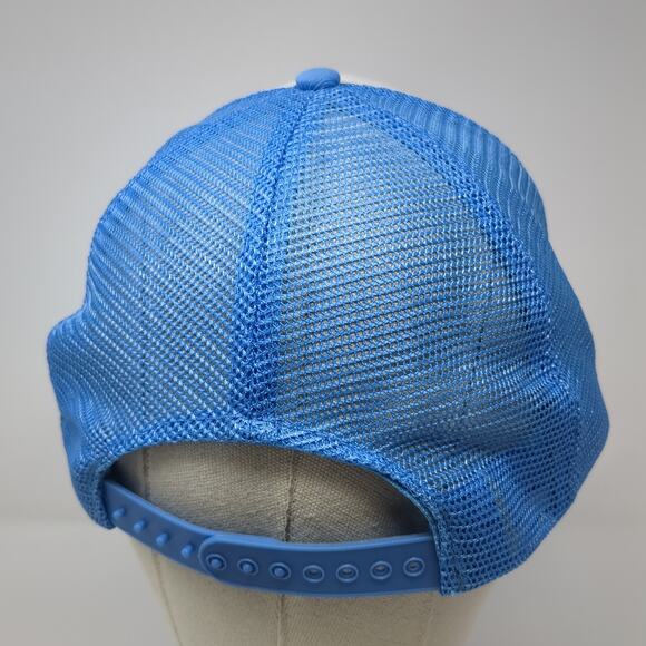 I'm Mechanically Inclined I Screw Up Snapback Trucker Hat Blue One Size - Picture 6 of 9